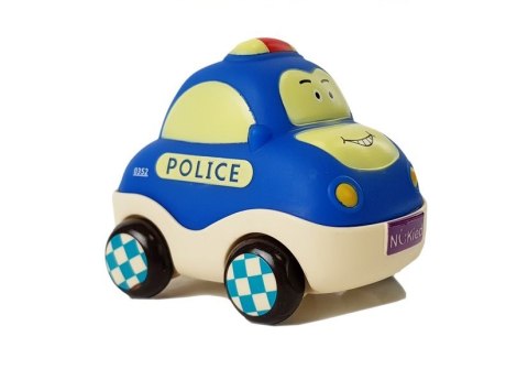 Zestaw Autek Policja Ambulans dla Niemowlaka z Napędem 4el LEAN Toys