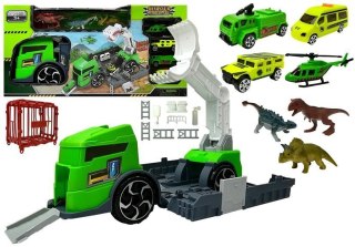 Zestaw Ciężarówka z Dinozaurami Transporter LEAN Toys