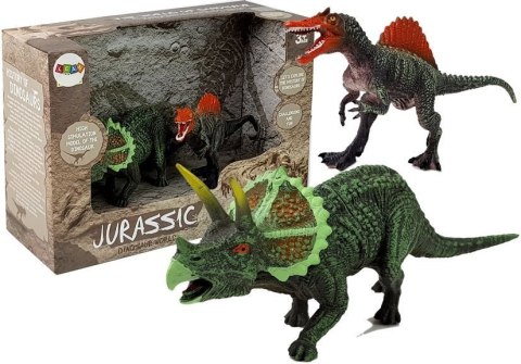 Zestaw Figurek Dinozaur Spinosaurus, Triceratops LEAN Toys