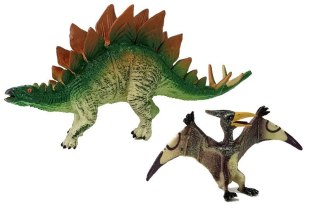 Zestaw Figurek Dinozaur Stegosaurus , Pteranodon LEAN Toys