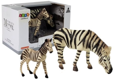 Zestaw Figurek Zwierzęta Afryka Hipopotam Zebra LEAN Toys