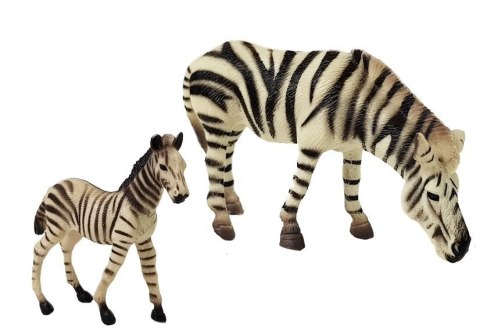 Zestaw Figurek Zwierzęta Afryka Hipopotam Zebra LEAN Toys