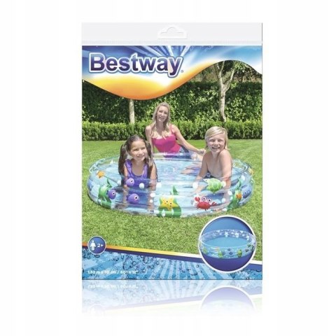 Basen Dmuchany Świat Morski Dla Dzieci 152 x 30 cm Bestway 51004 Bestway