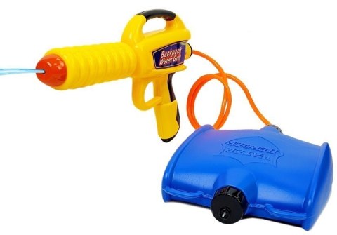 Pistolet na Wodę ze Zbiornikiem 1080 ml Żółto- Niebieski LEAN Toys