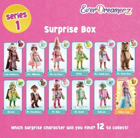 Playmobil EverDreamerz Pudełko niespodzianka z figurką 70389 Surprise Box Seria 1 LEAN Toys