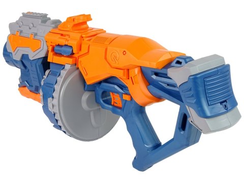 Ogromny Pistolet Na Piankowe Strzałki Obrotowy Magazynek 55 cm LEAN Toys