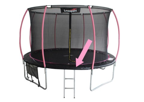 Osłona na sprężyny do Trampoliny Sport Max 6ft Czarno-Różowa LEAN Sport