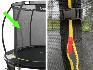 Siatka Wewnętrzna do Trampoliny Sport Max 14ft Zielona LEAN Sport