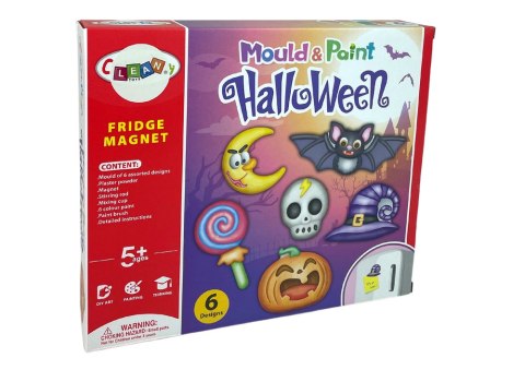 Zestaw DIY Halloween Magnesy Odlewy Gipsowe Dynia LEAN Toys