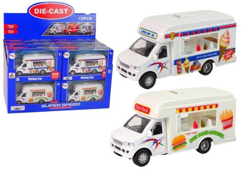 Auto Camper Lodziarnia Fast-Food Resoraki Napęd Frykcyjny 2 Modele LEAN Toys