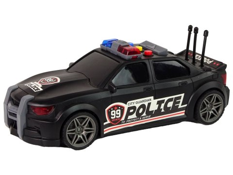 Auto Sportowe Policja 1:16 Czarny Dźwięk LEAN Toys