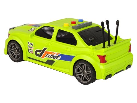 Auto Sportowe Wyścigowe 1:16 Zielony Dźwięk LEAN Toys