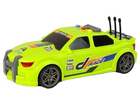 Auto Sportowe Wyścigowe 1:16 Zielony Dźwięk LEAN Toys