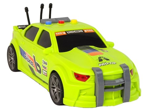 Auto Sportowe Wyścigowe 1:16 Zielony Dźwięk LEAN Toys