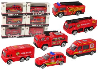 Auto Straż Pożarna Resorak 1:64 LEAN TOYS