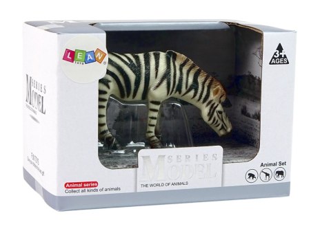 Duża Figurka Kolekcjonerska Zebra Zwierzęta Świata LEAN Toys