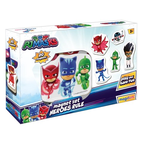 Zestaw Magnesów Pidżamersi Pjmasks ME 5031-32 LEAN Toys