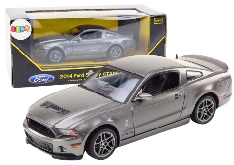 Auto Ford Shelby GT500 W Skali 1:24 Napęd Srebrny LEAN Toys