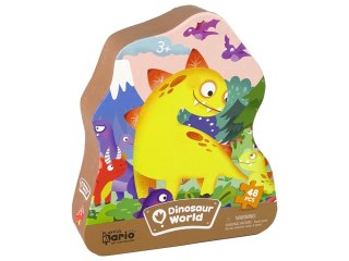 Puzzle Dinozaur Wulkan 48 Elementów LEAN Toys