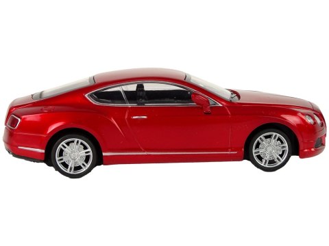 Samochód Bentley 1:24 Napęd Frykcyjny Czerwony LEAN Toys