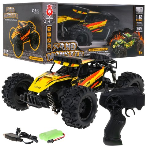 Zdalnie sterowany Crawler Sand Monster 1:12 dla dzieci 6+ Terenówka z pilotem