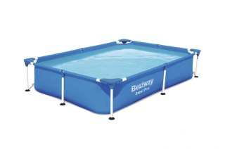 Basen Stelażowy Splash Jr Steel Pro BESTWAY 221x150x43cm + Zestaw naprawczy