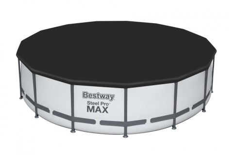 Basen stelażowy Steel Pro MAX 5w1 BESTWAY 457x122cm 15FT + Pompa Filtr + Akcesoria