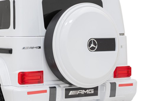 Mercedes AMG G63 Autko na akumulator dla dzieci Biały