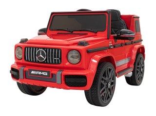 Mercedes AMG G63 Autko na akumulator dla dzieci Czerwony