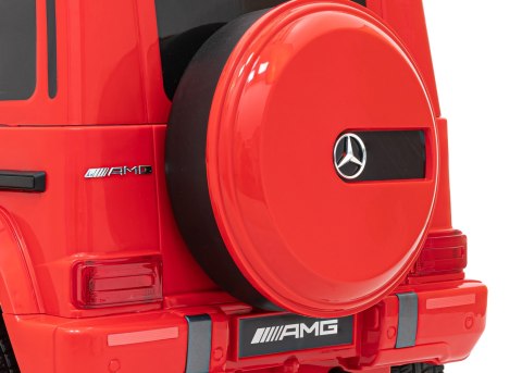 Mercedes AMG G63 Autko na akumulator dla dzieci Czerwony