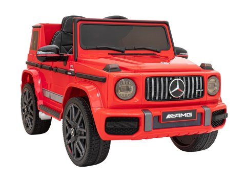 Mercedes AMG G63 Autko na akumulator dla dzieci Czerwony