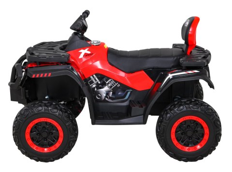 Quad XT-Speed dla dzieci Czerwony + Napęd 4x4 + EVA + Wolny Start + Radio MP3 + LED