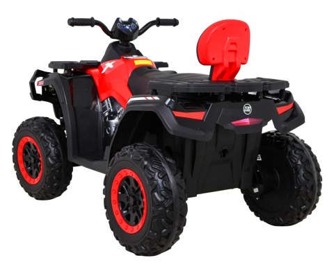 Quad XT-Speed dla dzieci Czerwony + Napęd 4x4 + EVA + Wolny Start + Radio MP3 + LED