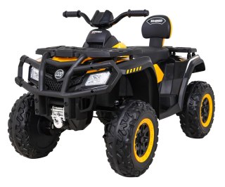 Quad XT-Speed dla dzieci Żółty + Napęd 4x4 + EVA + Wolny Start + Radio MP3 + LED