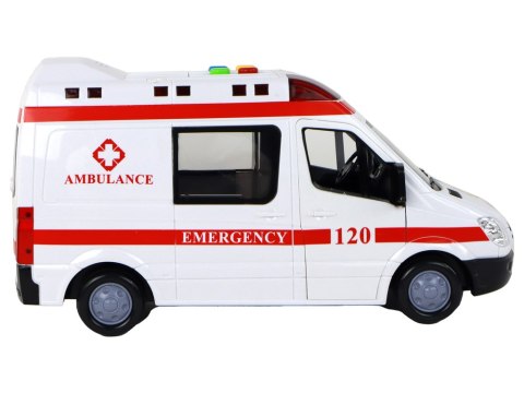 Ambulans Karetka Pogotowie Pojazd Dźwięki Światło LEAN Toys