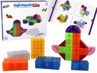 Magiczne Kostki Magnetyczne Klocki Magnes 44 Ele LEAN Toys