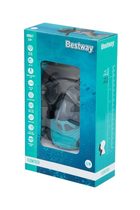 Maska Do nurkowania Pełnotwarzowa Maska ​​Do Snorkelingu S/M Bestway 24060 Bestway