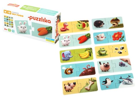 Puzzle "Moje Jedzenie" Łamigłówka Co jedzą zwierzęta 12992 CUBIKA