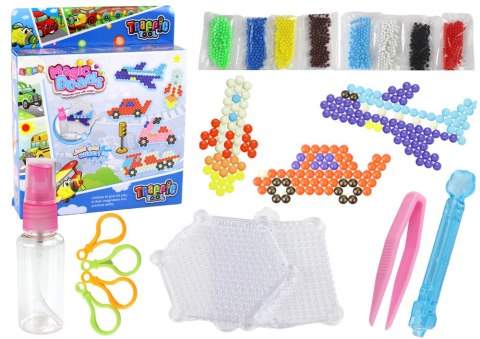 Zestaw Koralików Wodnych DIY Magiczne Koraliki 8 Kolorów Środki Transportu LEAN Toys