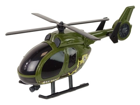 Zestaw Militarny Czołg Napęd Frykcyjny Helikopter LEAN Toys