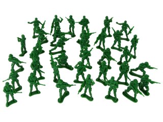 Zestaw Militarny Żołnierze 72 Elementy LEAN Toys