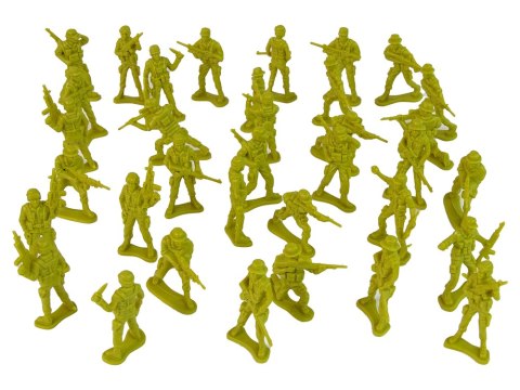 Zestaw Militarny Żołnierze 72 Elementy LEAN Toys