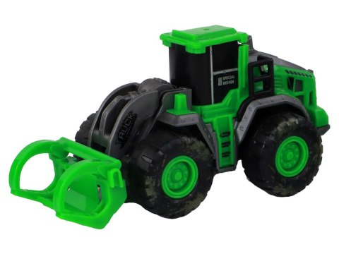 Zestaw Pojazdów Farmerskich Zielone Traktory 4 Ele LEAN Toys