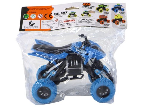 Pojazd Terenowy Pchacz Quad XC Gumowe Koła Niebieski LEAN Toys