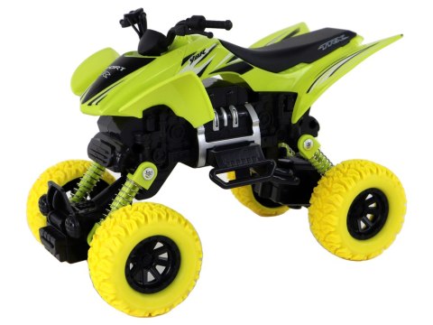 Pojazd Terenowy Pchacz Quad XC Gumowe Koła Zielony LEAN Toys