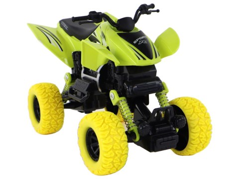 Pojazd Terenowy Pchacz Quad XC Gumowe Koła Zielony LEAN Toys