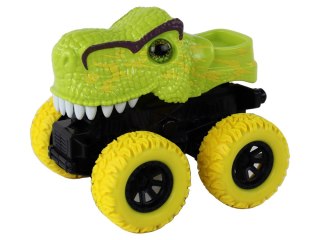 Pojazd Terenowy Pchacz Tyranozaur Rex Gumowe Koła Zielony LEAN Toys