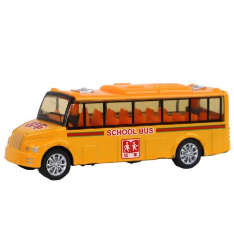 Zestaw Kolorowych Autobusów System Frakcyjny 4 Elementy LEAN Toys