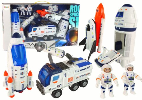 Zestaw Rakieta Kosmos Statki Space Pojazdy LEAN Toys