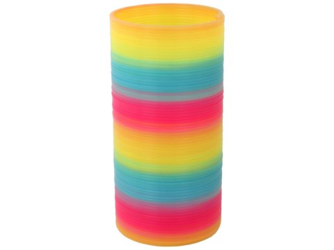 Kolorowa Magiczna Sprężyna Odstresowująca 15 CM Zabawka LEAN TOYS